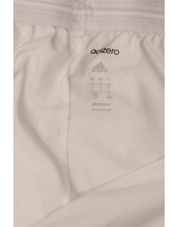 ADIDAS Hombres Adizero Sport Shorts Grande Blanco Colorblock