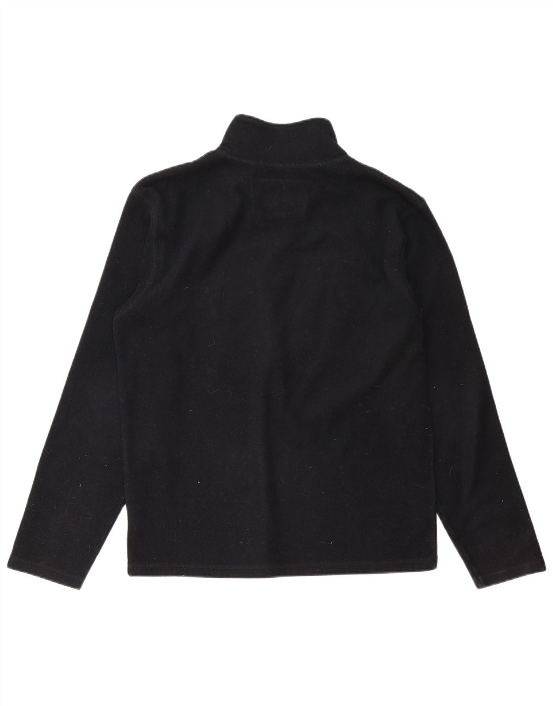 BILLABONG Jersey de forro polar con cuello y cremallera gráfico para hombre Pequeño Poliéster negro