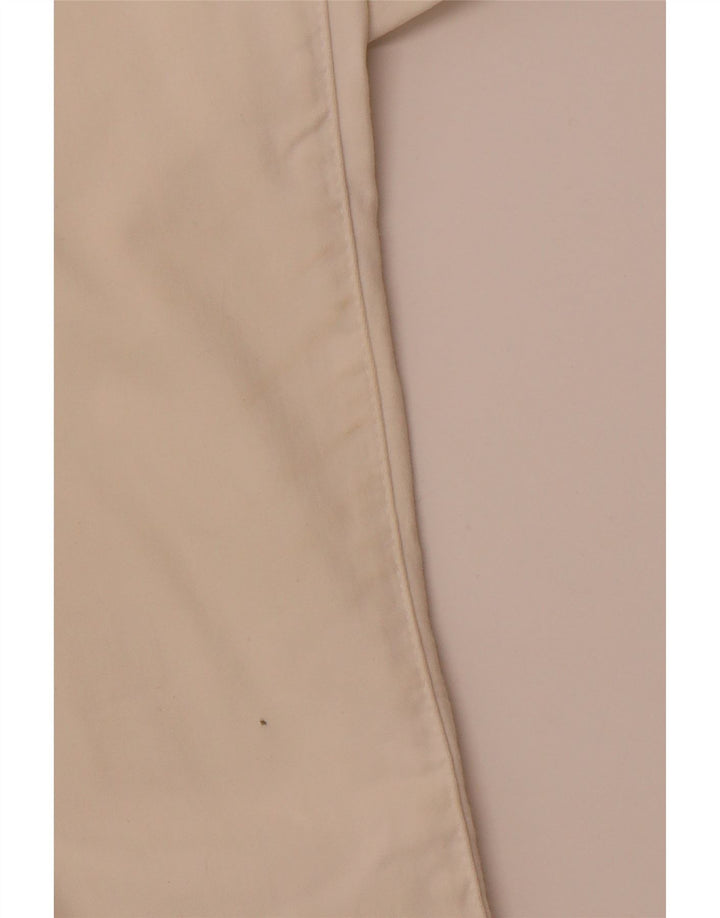 MASSIMO DUTTI Pantalones informales ajustados para mujer EU 40 Medium W30 L29 Blanco