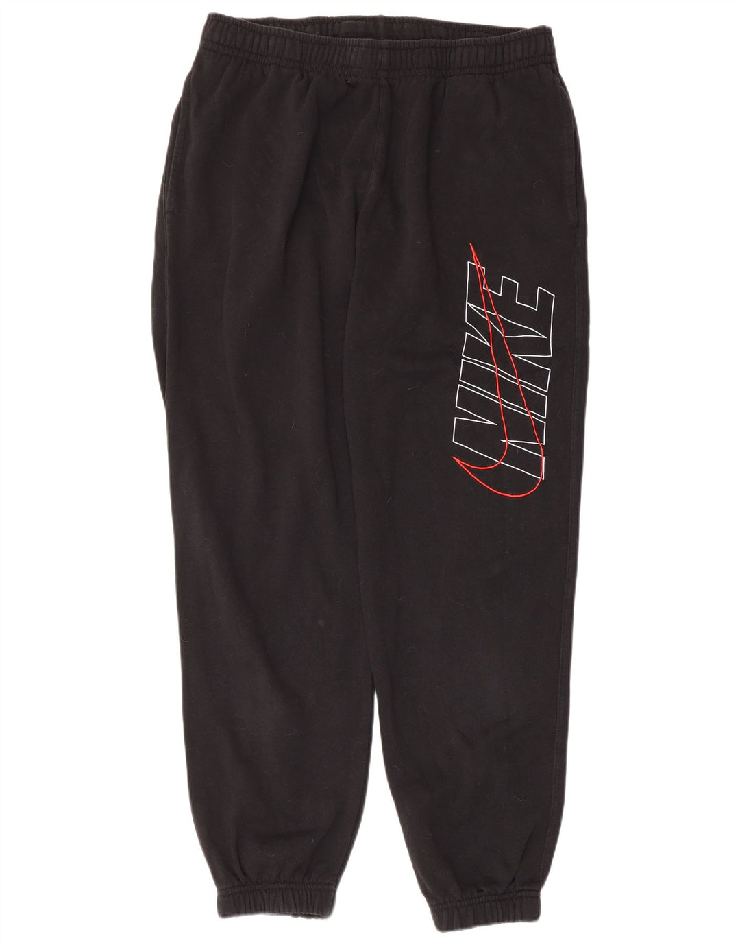 NIKE Hombre Pantalones de chándal con gráfico Joggers Large Black Cotton