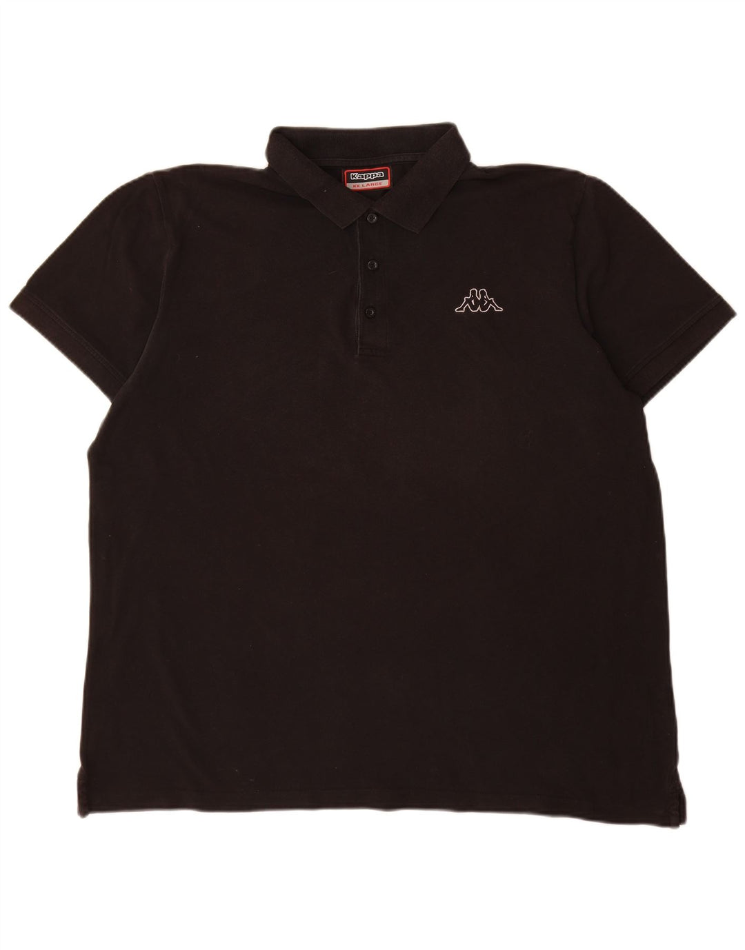 KAPPA Polo Hombre 2XL Algodón Negro