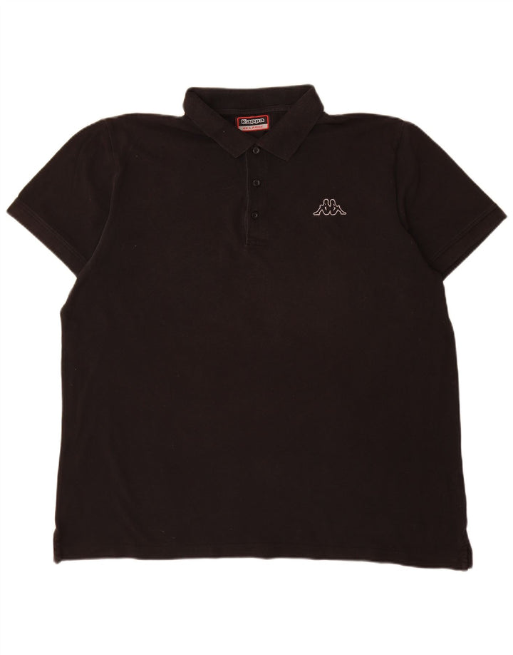 KAPPA Polo Hombre 2XL Algodón Negro