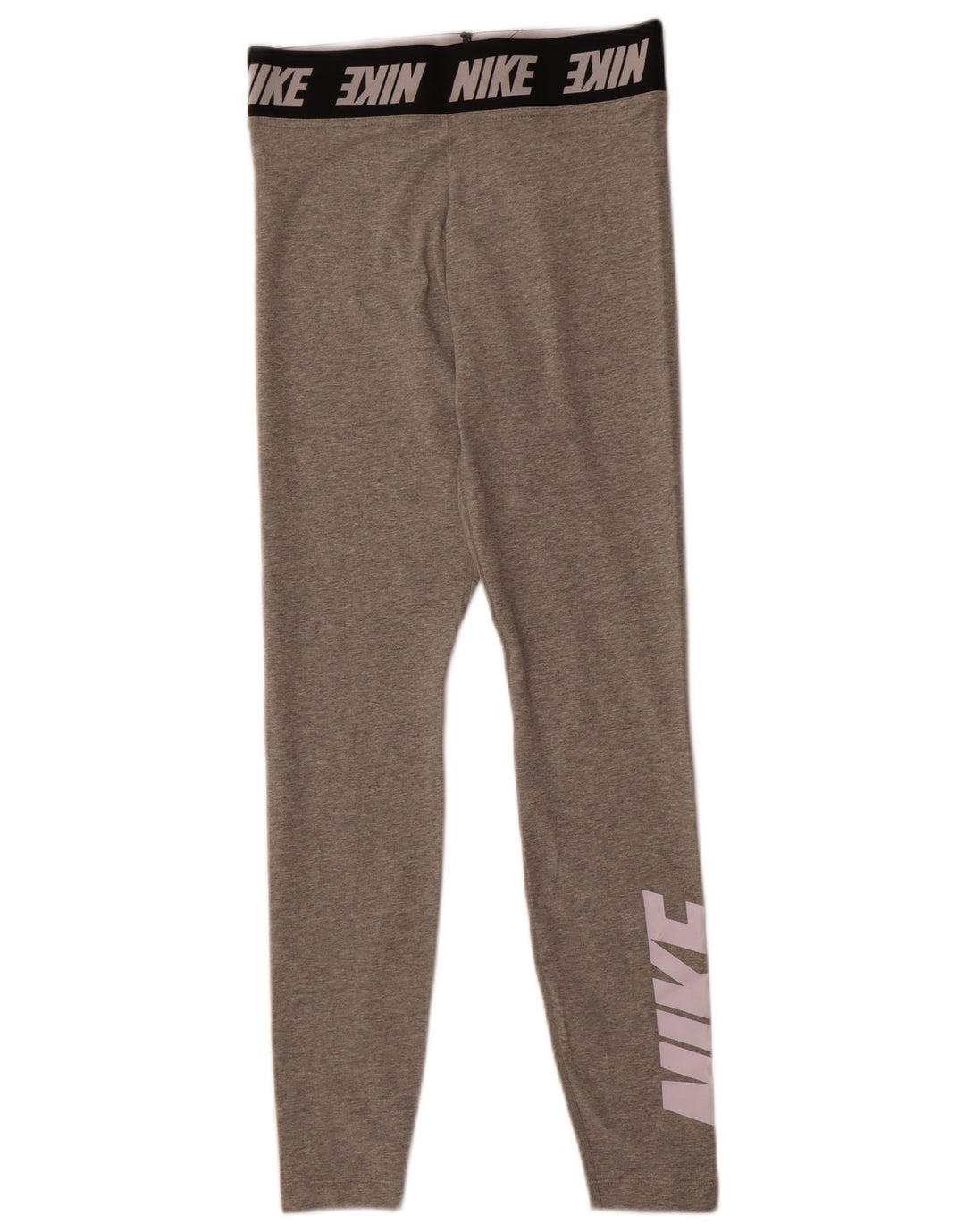 Nike Leggings gráficos para mujer UK 10 Small Gris Algodón