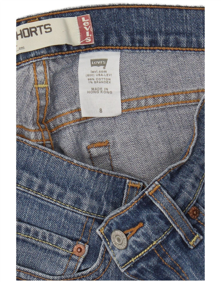 Levi's 515 pantalones cortos de mezclilla para mujer US 8 mediano W30 algodón azul
