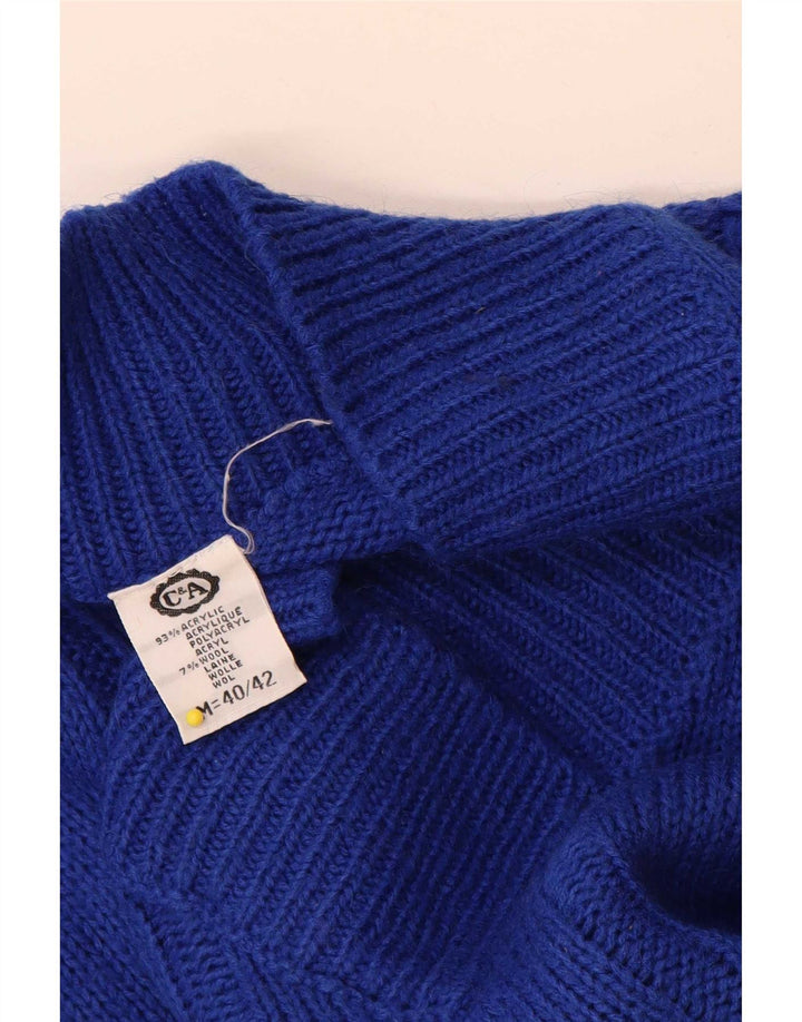 Jersey C & A para mujer con cuello en V EU 40/42 Acrílico azul medio