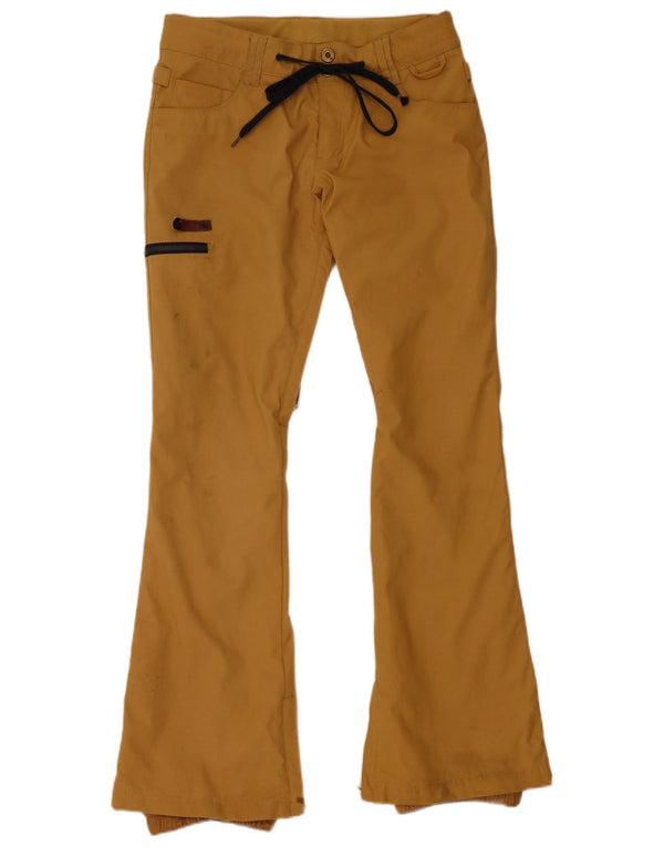 DC Pantalones de esquí cargo para mujer UK 10 Small Beige Nylon