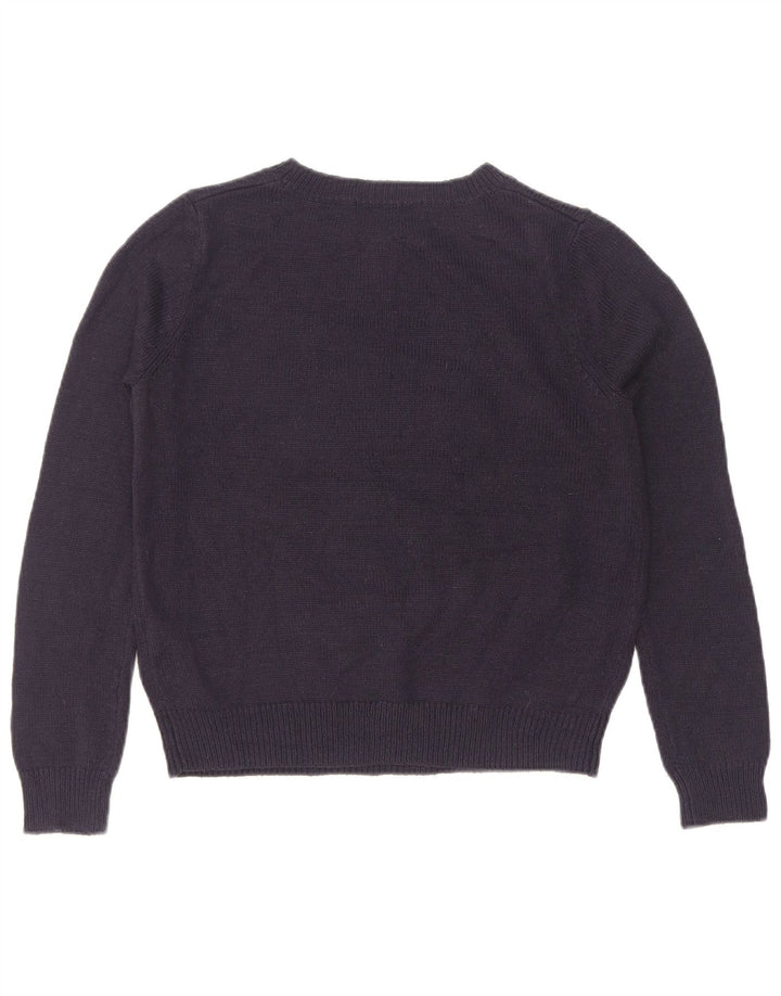 Marks & Spencer Suéter tipo jersey con cuello barco para mujer Reino Unido 40 Medio Azul marino Chri