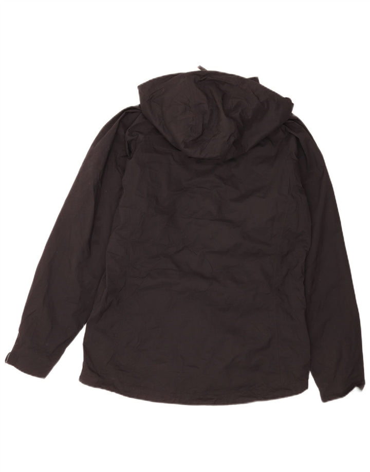 Berghaus Chubasquero con capucha para niños 11-12 años Poliamida negro