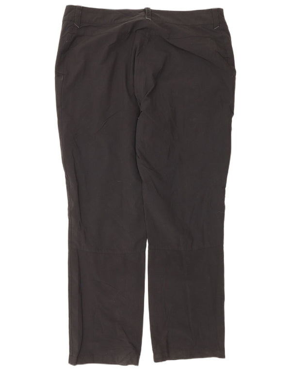 Rohan Pantalones chinos rectos para mujer UK 14 Large W32 L30 Poliamida negra