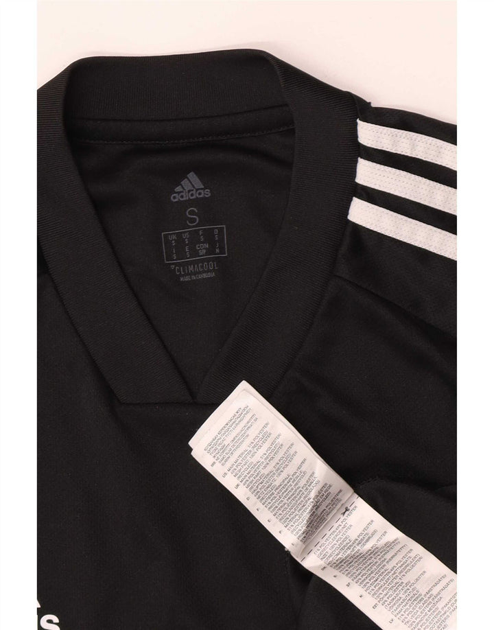 Adidas Mens Climacool Camiseta Top Pequeño Negro Poliéster