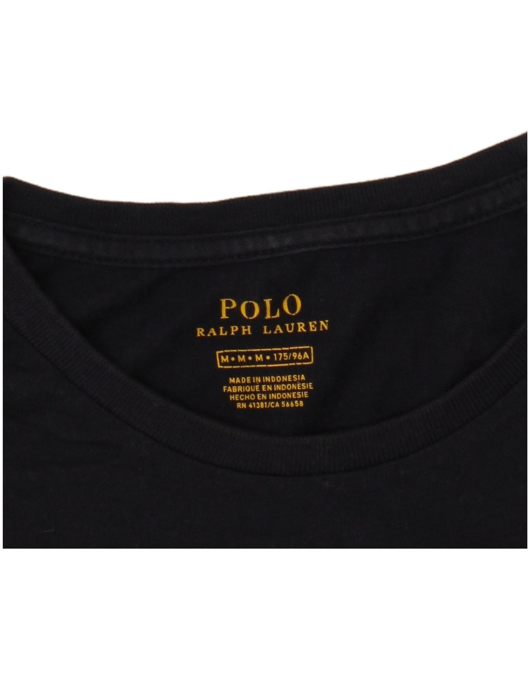 POLO RALPH LAUREN Camiseta para hombre Top Medium Azul marino