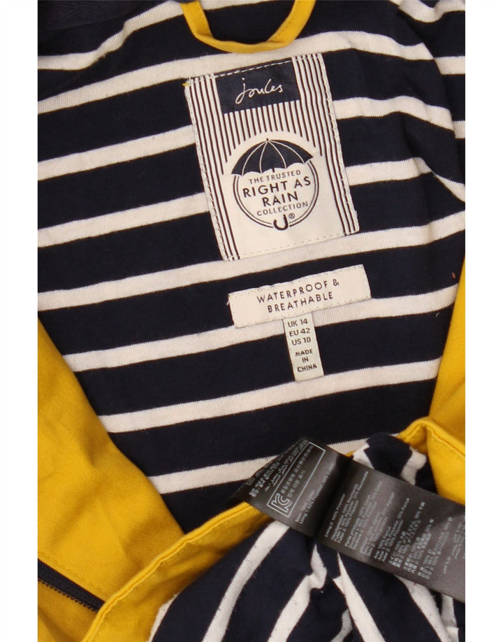 JOULES Chubasquero con capucha para mujer UK 40 Grande Poliéster amarillo
