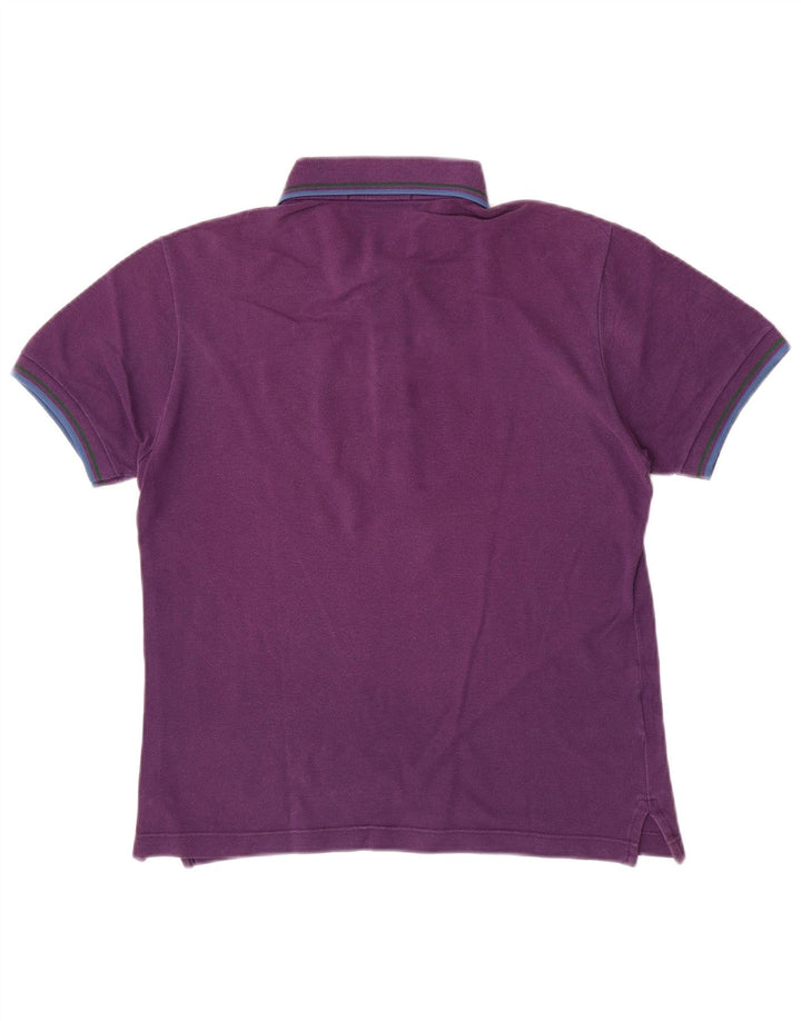 Fred Perry Polo Para Hombre De Algodón A Rayas Morado Pequeño