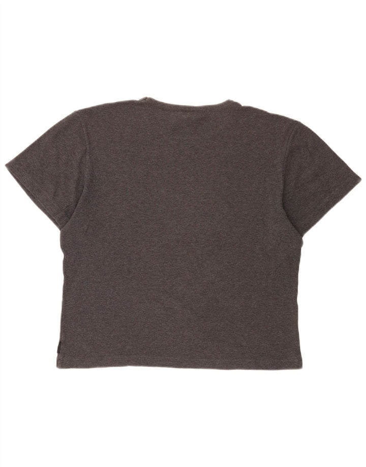 CALVIN KLEIN Camiseta Oversize para Mujer Reino Unido 14 Mediana Gris Algodón