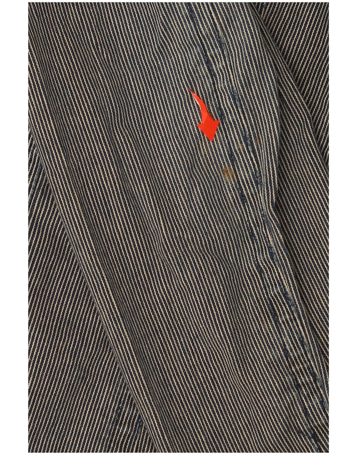 EDDIE BAUER Chaqueta tipo blazer de 2 botones para mujer Reino Unido 12 Gris medio Rayas diplomáticas