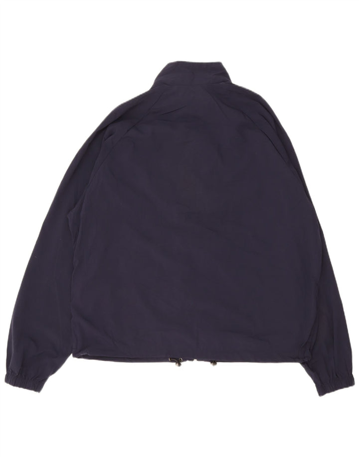 ZARA Mens Bomber Jacket UK 42 XL Navy Blue
