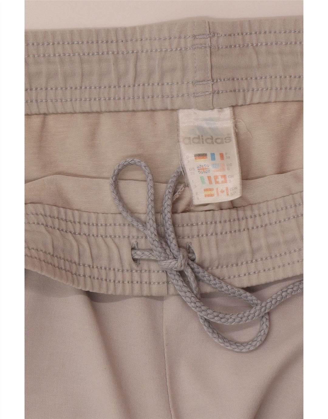 Adidas Hombre Pantalones Cortos Deportivos Pequeño Gris Algodón
