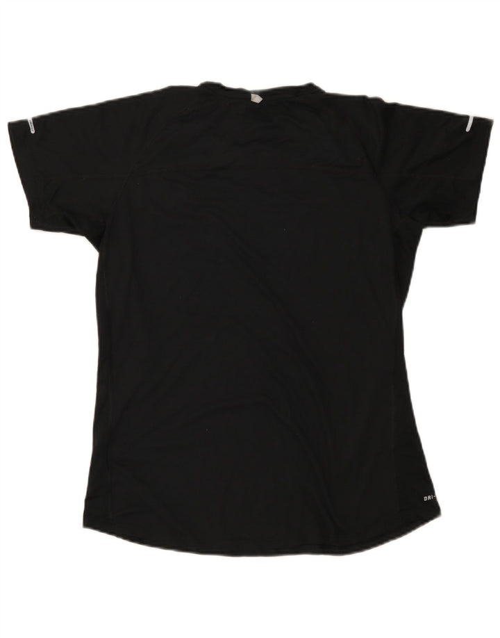 NIKE Camiseta Dri Fit para Mujer UK 40 Grande Negro
