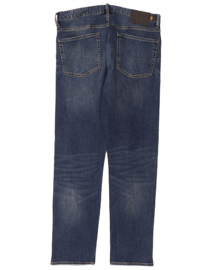 Vaqueros rectos Superdry para hombre W32 L30 Poliéster azul marino