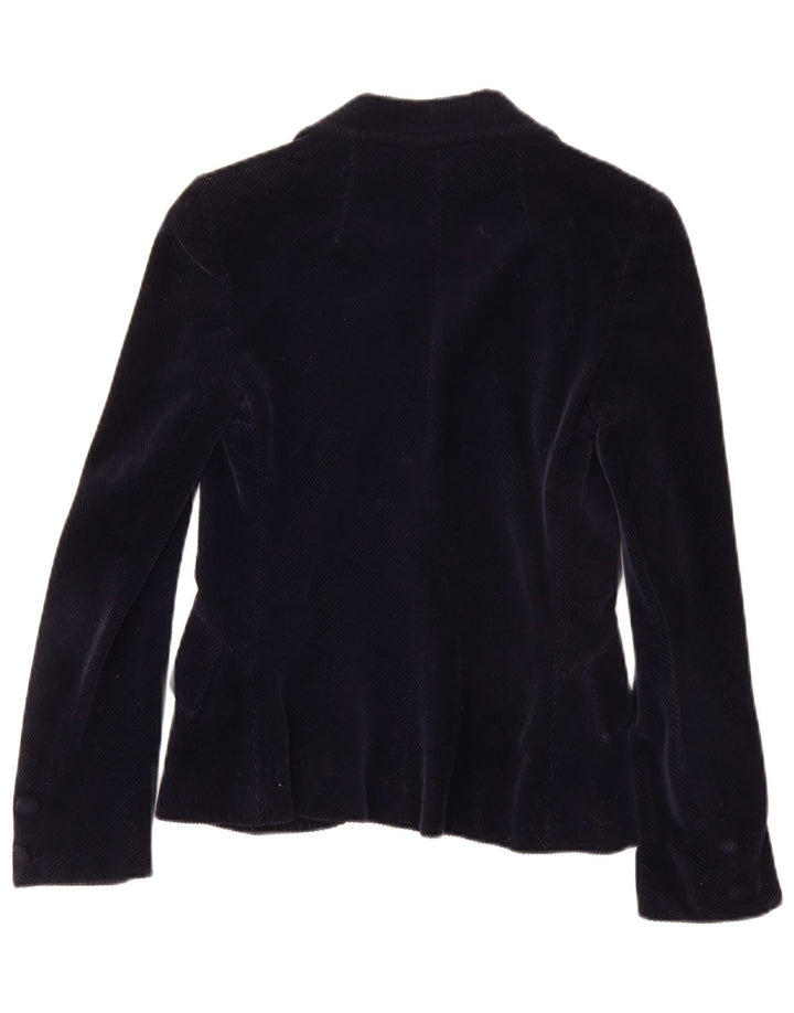 PIERRE D'ALBY Conjunto de falda de pana de 2 piezas para mujer UK 10 Small W24 Azul marino