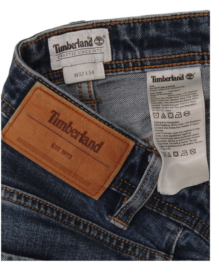 Timberland Jeans rectos para hombre W32 L28 Algodón azul