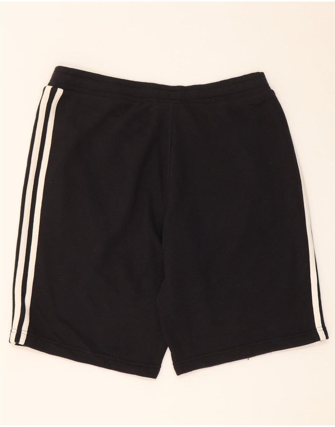 Adidas - Pantalones cortos deportivos para hombre, algodón negro mediano