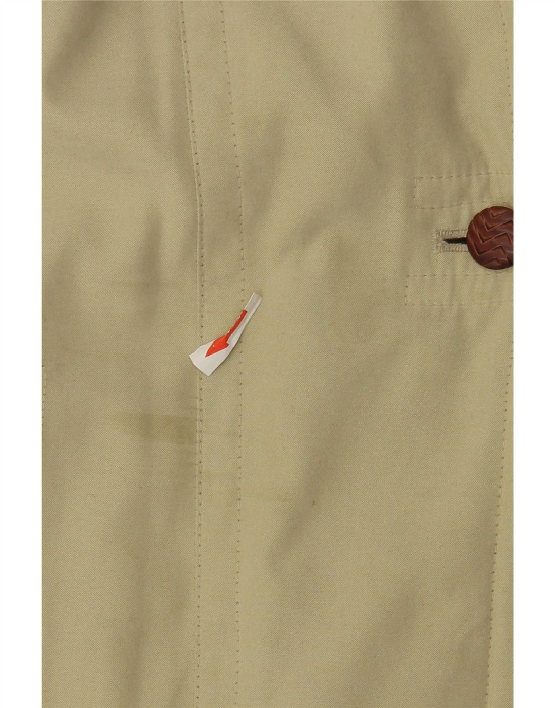 Ensign Abrigo cortavientos con capucha para mujer US 16 2XL Beige Poliéster