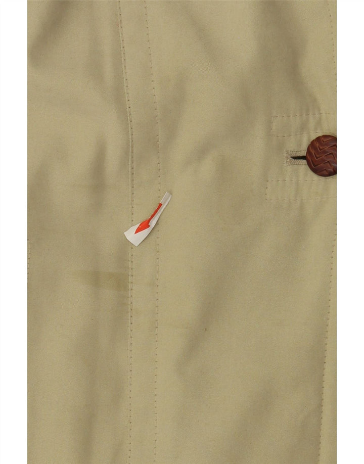 Ensign Abrigo cortavientos con capucha para mujer US 16 2XL Beige Poliéster