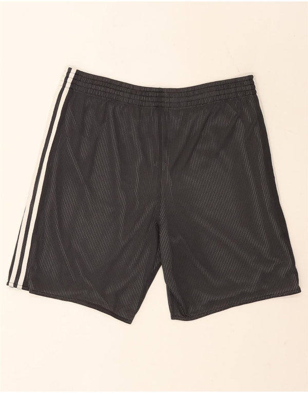 Adidas Pantalones cortos deportivos para hombre XL Negro Poliéster