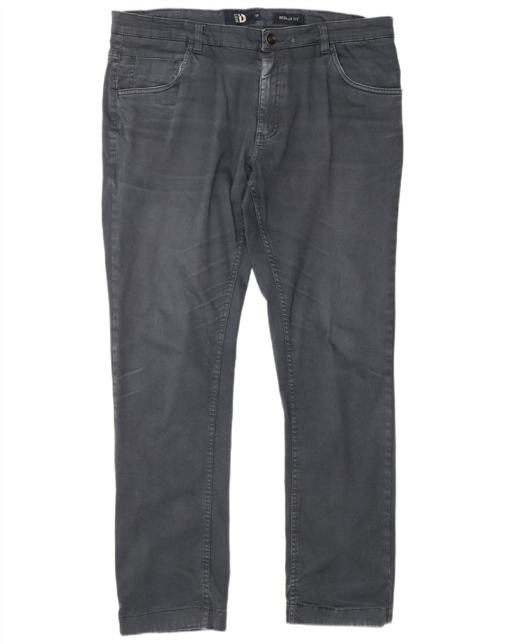 Dack's Pantalones casuales de ajuste regular para hombre IT 54 2XL W38 L31 Algodón gris