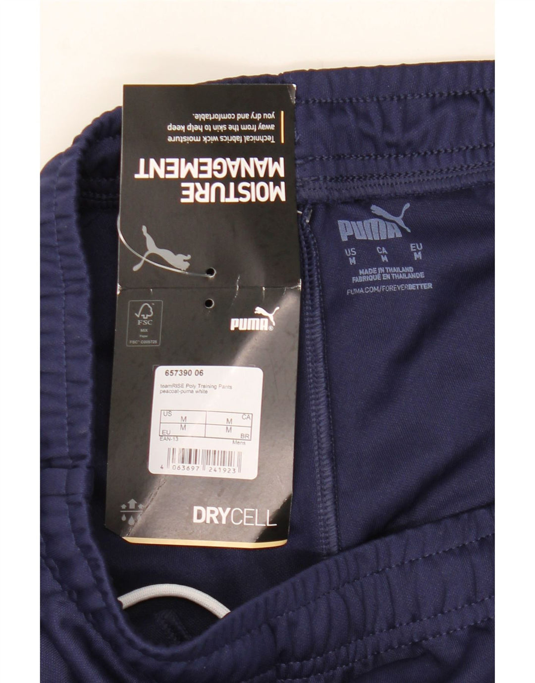 Pantalones De Chándal Puma Hombre Joggers Medium Azul Marino Poliéster
