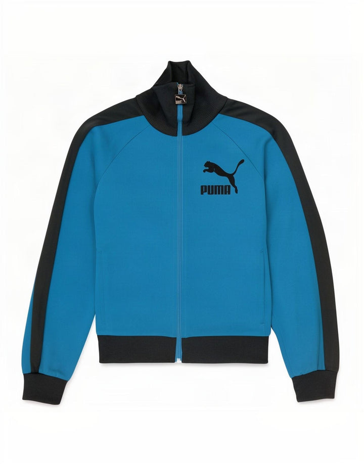 Puma Chaqueta De Chándal Con Estampado Gráfico Para Hombre Poliéster Color Block Azul Pequeño