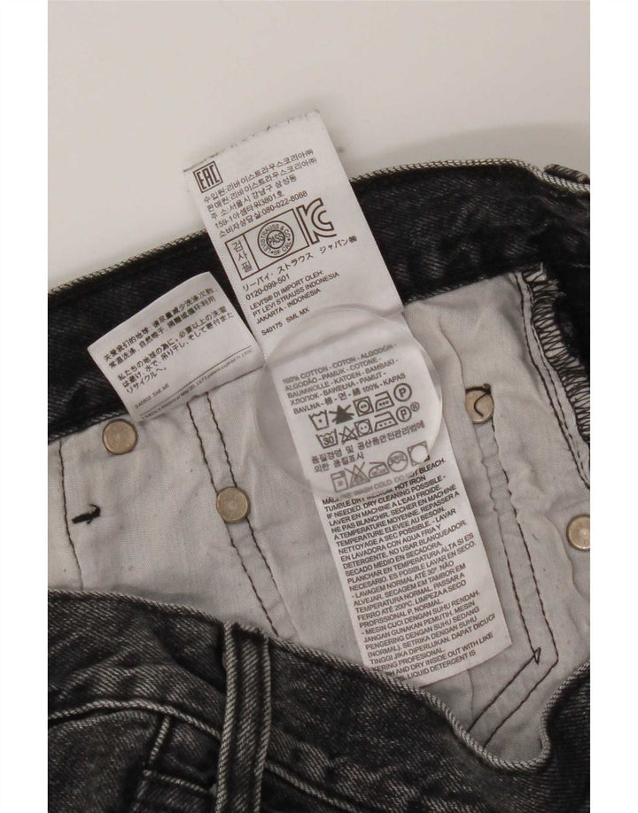 Levi's Mujer 501 Shorts Vaqueros W29 Algodón Gris Medio