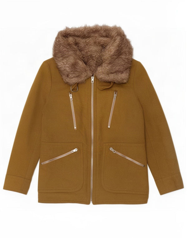 Chaqueta Sherpa vintage para mujer IT 50 XL Beige