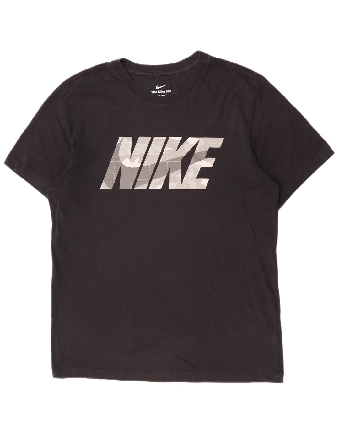 Nike Dri Fit Graphic Camiseta para hombre, talla mediana, color negro