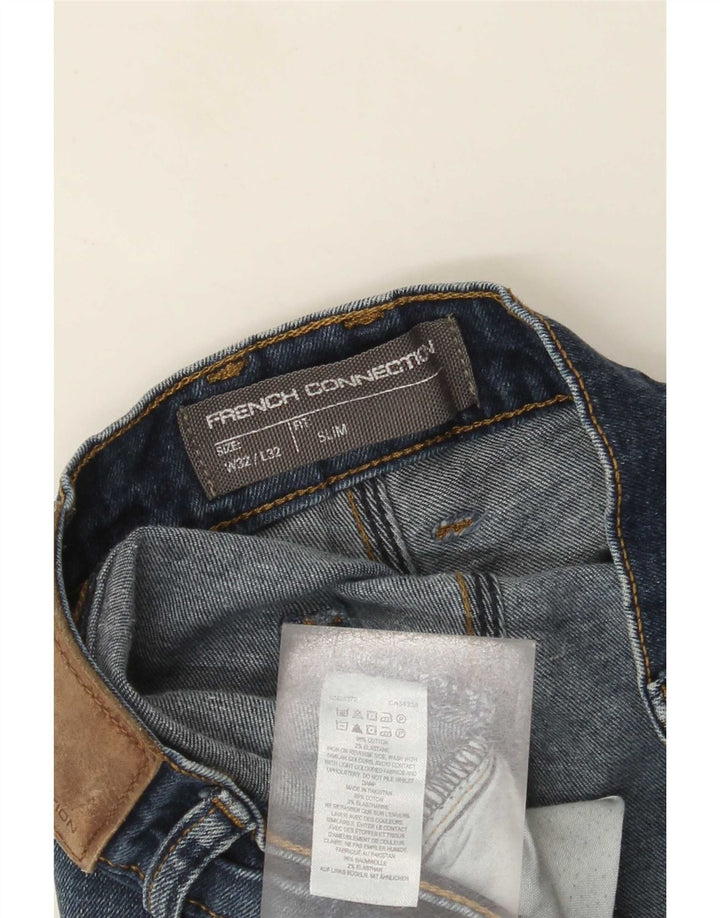 French Connection Vaqueros ajustados para hombre W32 L32 Algodón azul