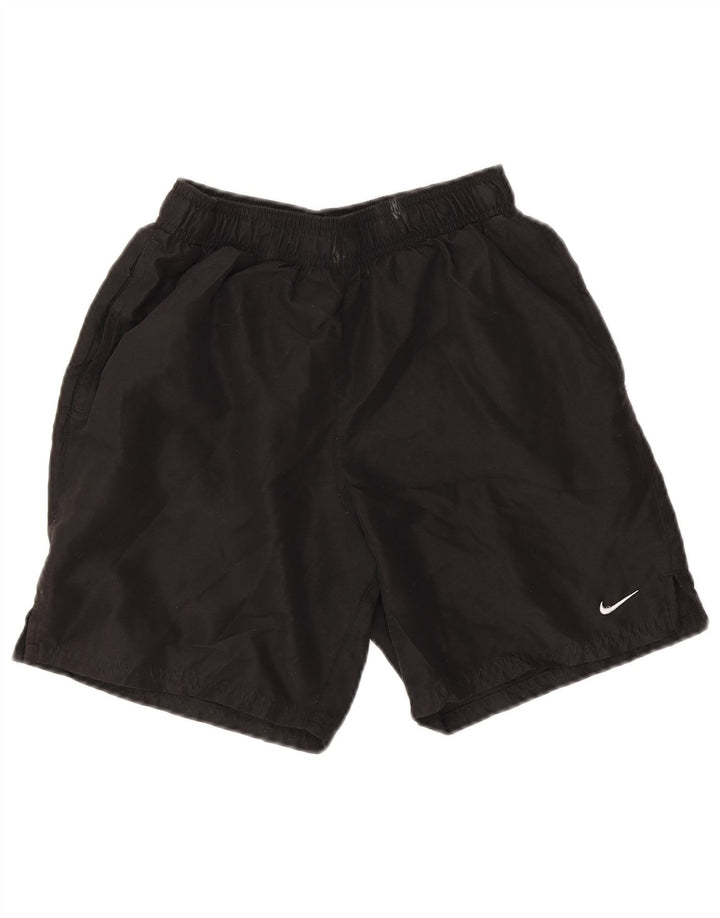 Nike - Pantalones cortos deportivos para mujer (talla 8), color negro