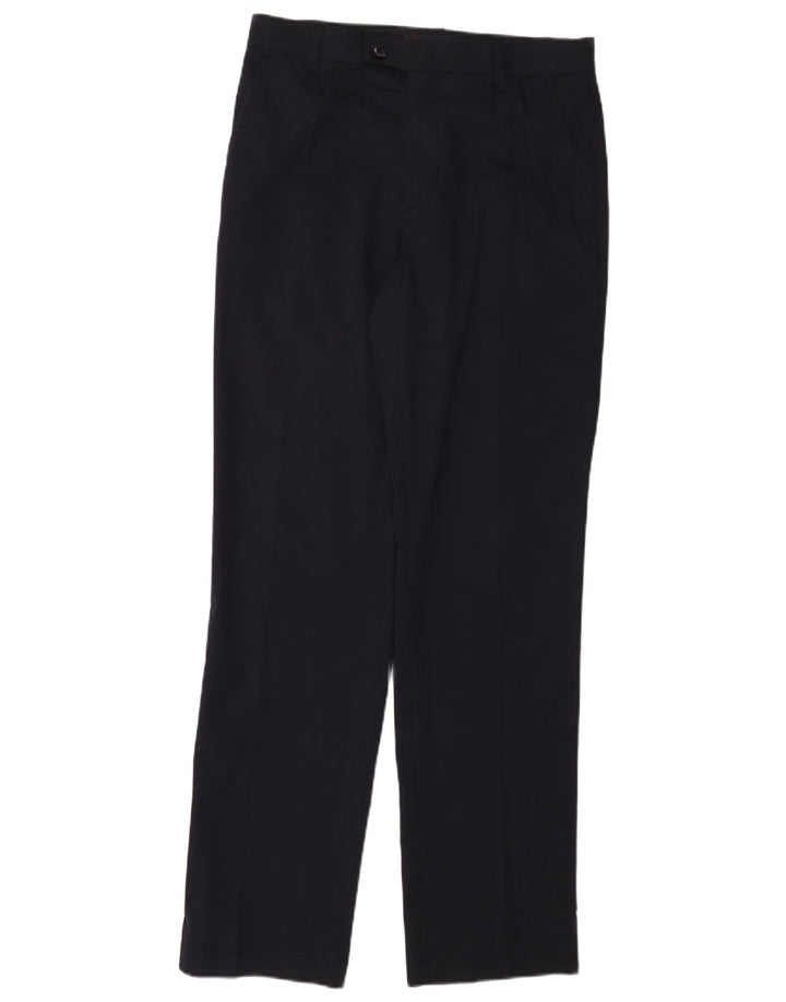 CONTE OF FLORENCE Pantalón de traje para hombre IT 48 Medium W32 L33 Azul marino