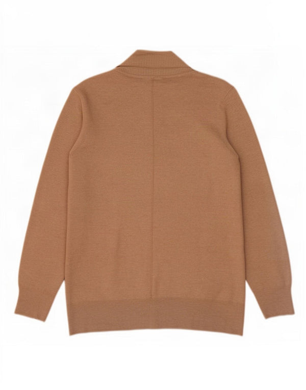 Marks & Spencer Suéter Cárdigan Abierto Largo para Mujer UK 46 Grande Beige