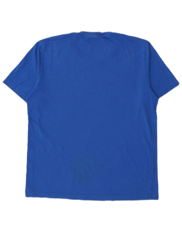 Calvin Klein Jeans Mens Graphic T-Shirt Top XL Blue