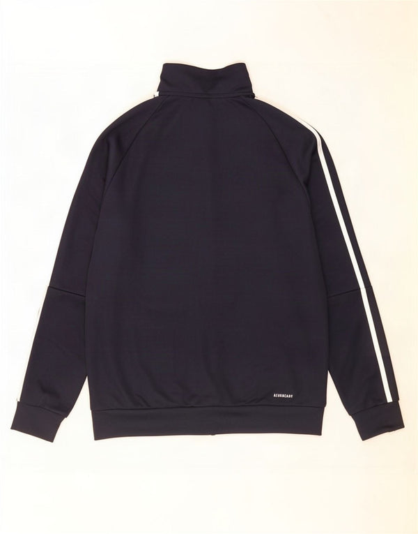 Adidas Chicos Aeroready Chándal Top Chaqueta 13-14 Años Azul Marino Poliéster