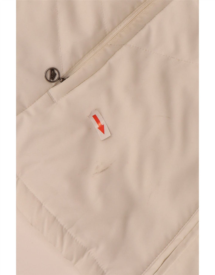Nike - Chaqueta acolchada para mujer (talla 40), poliéster blanco mediano