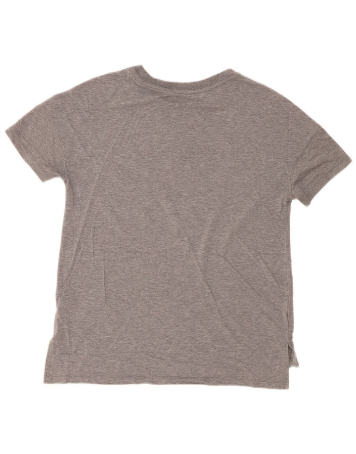 Nike - Camiseta para mujer, talla 40, color gris medio, modal moteado