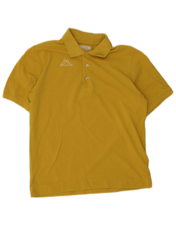 Polo Kappa Hombre Amarillo Medio