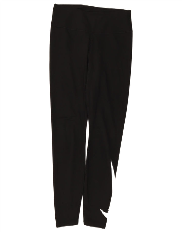 Nike Leggings gráficos Dri Fit para mujer UK 12 Mediano Negro Poliéster