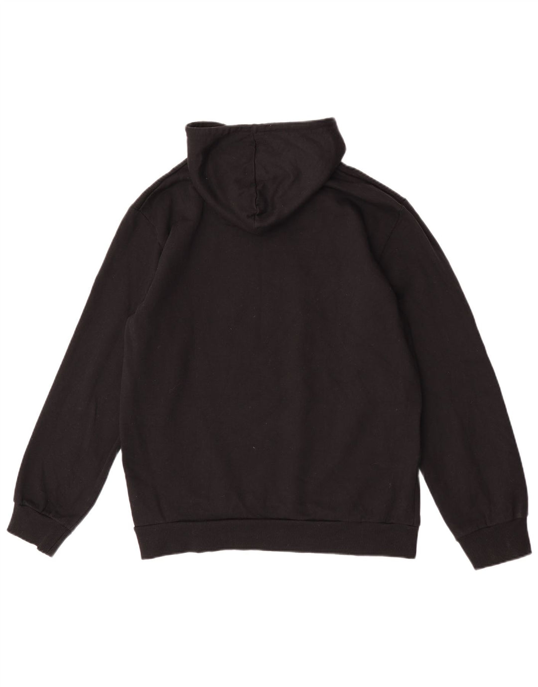 Kappa Mujer Graphic Sudadera Con Capucha Jersey Grande Negro Algodón