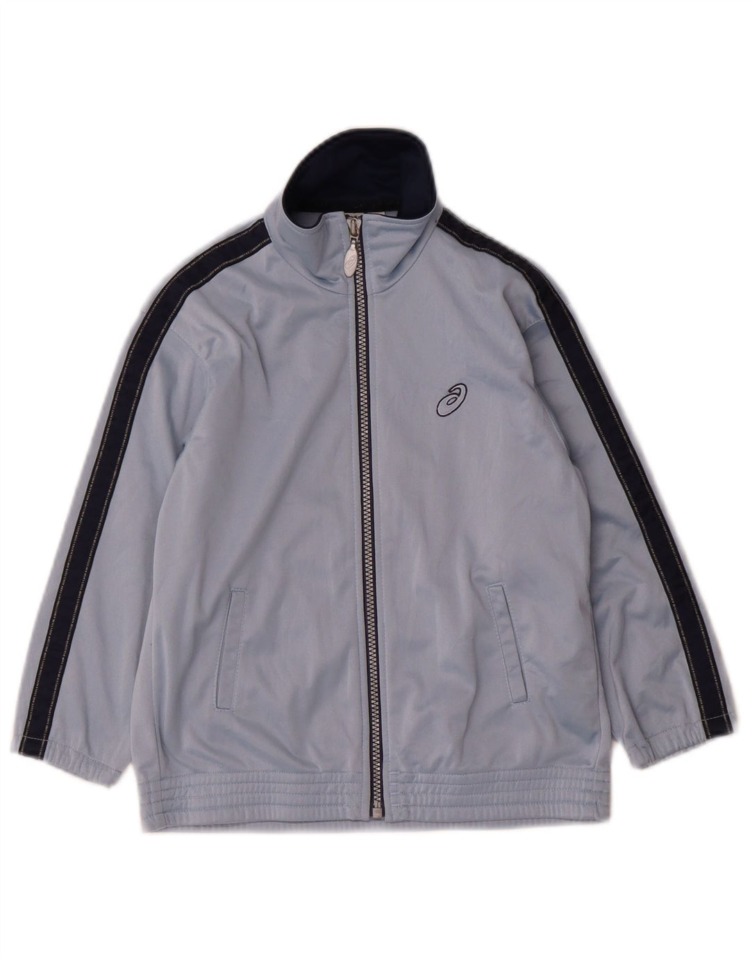 ASICS Chaqueta de chándal para niño 5-6 años Azul Colorblock