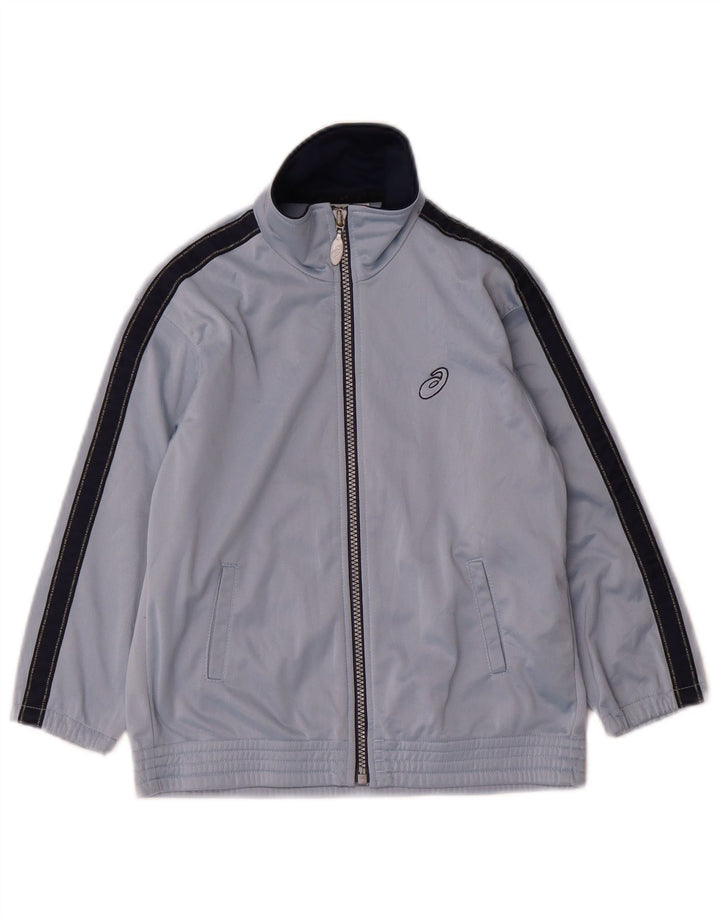 ASICS Chaqueta de chándal para niño 5-6 años Azul Colorblock
