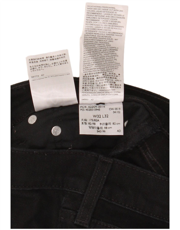 Levi's Vaqueros pitillo 510 para hombre W32 L32 Algodón negro