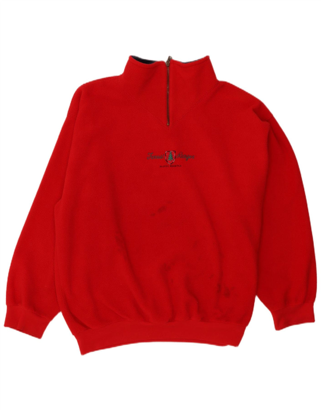 Daniel Hechter Jersey de forro polar con cuello y cremallera para hombre XL Rojo